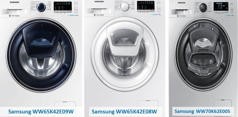 de beste Samsung-maskinene med ekstra klesvask