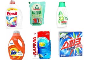 De mest populære vaskemidlene
