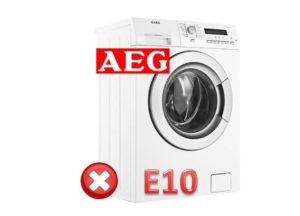 Σφάλμα E10 στο πλυντήριο ρούχων AEG