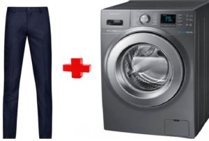 Kaip skalbti kelnes skalbimo mašinoje