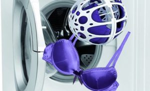 Kā veļas mašīnā mazgāt krūšturi ar vadu