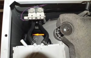 prívodný ventil na práčke