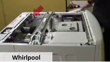 Pressostat dans la machine à laver Whirlpool
