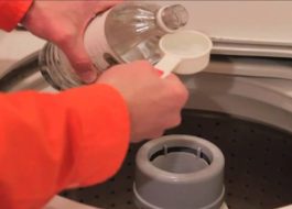É possível colocar vinagre na máquina de lavar durante a lavagem?