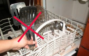 Not all dishes can be washed in the dishwasher