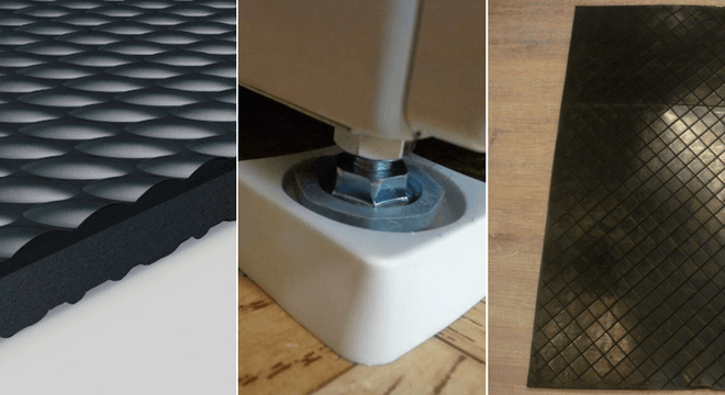 anti-vibration mats or footrests