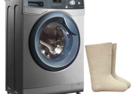 Hoe vilten laarzen in een wasmachine te wassen