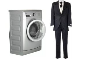 Hoe een herenpak in de wasmachine te wassen