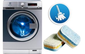 Ako čistiť práčku tabletami do umývačky riadu?