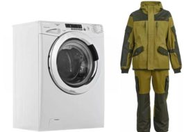 Hoe een Gorka-pak in een automatische wasmachine te wassen