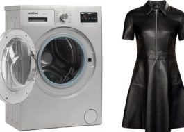 Is it possible to wash eco-leather in a washing machine?