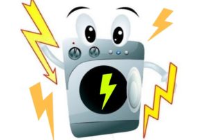 Spannung am Waschmaschinengehäuse