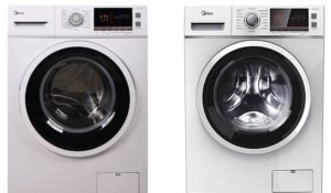 voorbeelden van modellen van wasmachines Midea