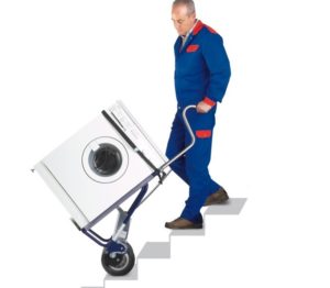 Hvordan kan du flytte en vaskemaskine alene?