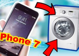 Wat moet ik doen als ik een iPhone in een wasmachine heb gewassen?
