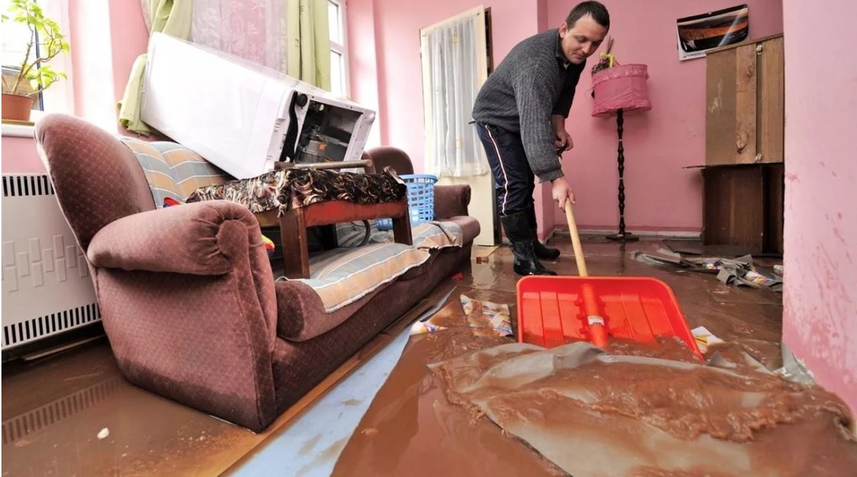 overstroming als gevolg van een defecte PMM-klep