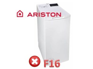 Error F16 sa washing machine ng Ariston