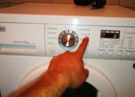 Kā ieslēgt notekas LG veļas mašīnā
