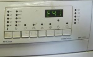 Error E41 en una lavadora Electrolux
