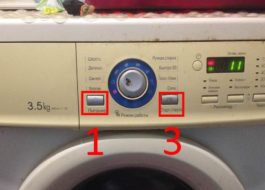Sådan tændes vandafløbet i LG vaskemaskinen