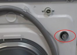Piegādes skrūves veļas mašīnā - kā noņemt?