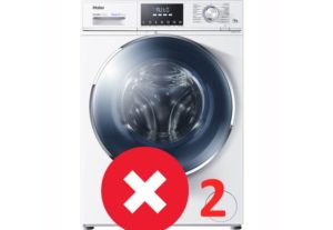Error 2 in Haier washing machine