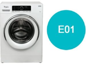 Error E01 de la lavadora Whirlpool