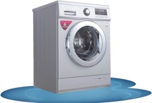 Mașina de spălat LG curge de jos