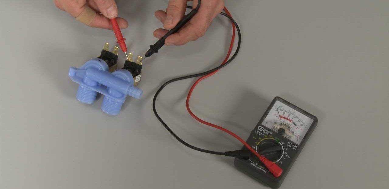 kontrola sacího ventilu pomocí multimetru