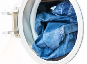Welke modus moet ik gebruiken om jeans in een LG-wasmachine te wassen?