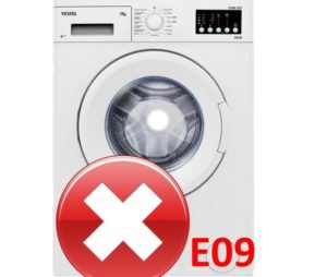 เกิดข้อผิดพลาด E03 บนเครื่องซักผ้า Vestel