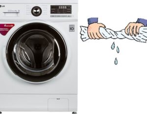 Waarom centrifugeert mijn LG-wasmachine kleding slecht?