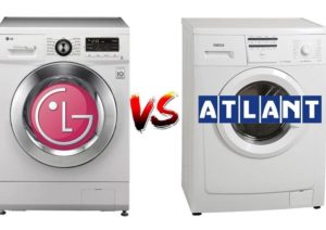 Alin ang mas mahusay: LG o Atlant washing machine?