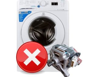 Indesit washing machine motor ay hindi naka-on