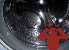 Tambor range na máquina de lavar Indesit
