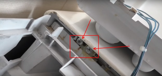 remove the screws under the panel