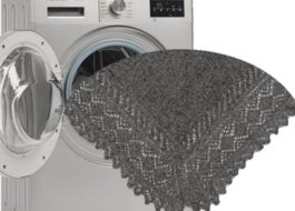 Lavare una sciarpa in piuma in lavatrice