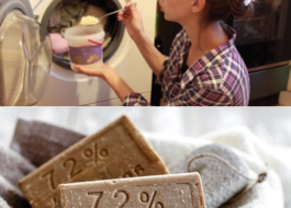 Spălarea cu săpun de rufe într-o mașină de spălat