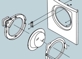 Bosch mosógép ajtajának szétszerelése