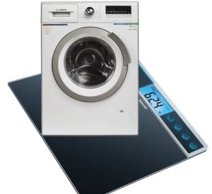Magkano ang timbang ng isang washing machine ng Bosch?