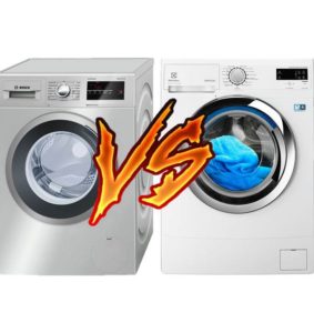 Which is better: Bosch or Electrolux washing machine?