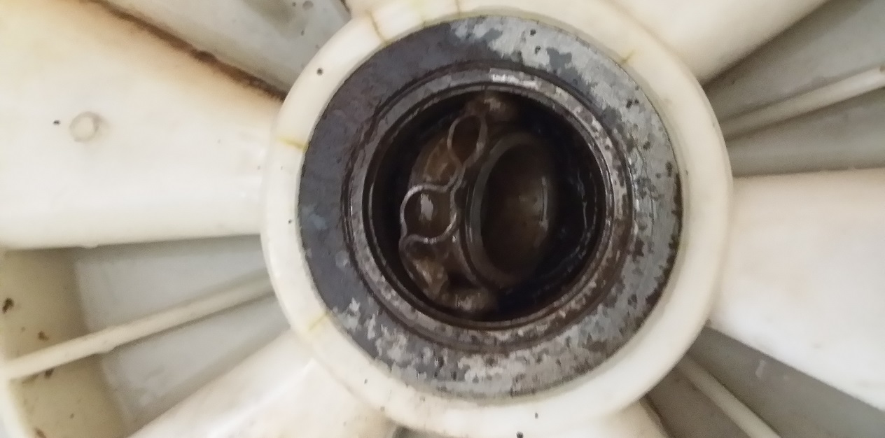 removing the old bearing