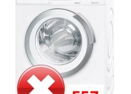 Fel E57 i en Bosch tvättmaskin