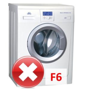 Error F6 en la lavadora Atlant