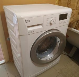 First launch of the Beko washing machine