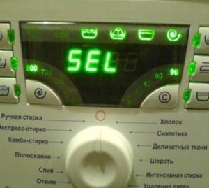 Autodiagnóstico da máquina de lavar Atlant
