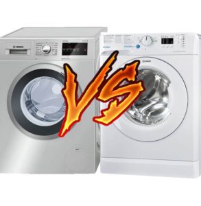 Care este mai bine: mașina de spălat rufe Bosch sau Indesit?