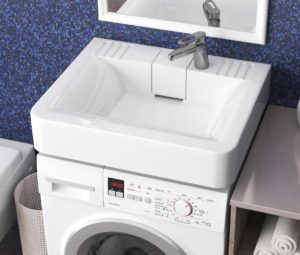 Làm thế nào để chọn bồn rửa trên máy giặt?