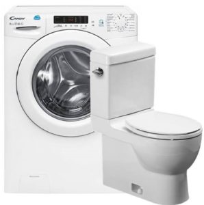 Làm thế nào để kết nối cống máy giặt với nhà vệ sinh?