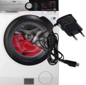 Habe das Telefonladegerät in der Waschmaschine gewaschen